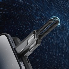 4+1 Kısa Ip Örgü Hızlı Şarj Kablosu(Type-C 60W Pd,lightning 30W+MICRO Usb)For(Samsung,xiaomi,iphone)