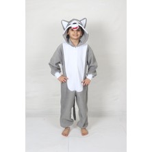 KADIKÖY KOSTÜM Çocuk Sibirya Kurdu Kurt Kostümü