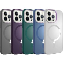 Zore Apple iPhone 13 Pro Kılıf Magsafe Wireless Şarj Özellikli Zore Stil Kapak-Siyah