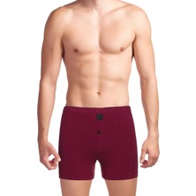 The Don Jersey Penye-Örme Erkek Boxer Bordo 1