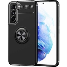 Zore Galaxy S22 Plus Kılıf Zore Ravel Silikon Kapak-Siyah