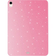 Zore iPad 10.9 2022 10.Nesil Simli Parlak Görünümlü Uyumlu Tablet Koton Kılıf-Pembe