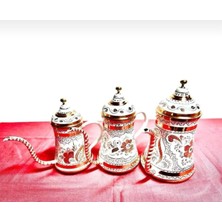 Uzunoğlu Bakır 3lü Bakır Yağdanlık Takımı