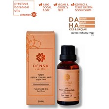 Densa Essential %100 Saf Keten Tohumu Yağı Soğuk Sıkım  - 30 ML