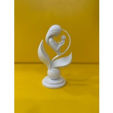 Anneler Günü Özel Anne Çocuk Temalı Biblo 16 cm Plastik