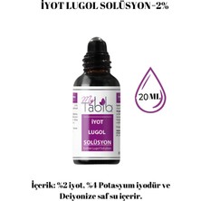 My Tabib Iyot Kafesi İçin Sürülebilir Roll-On Başlıklı Lugol Solüsyon %2 20 ml