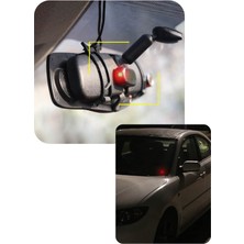 Oto Sahte Alarm Güvenlik Yanıp Sönen LED Işık Güneş Enerjili Şarjlı