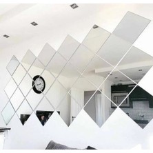 Kurt Reklam Dekoratif Pleksi Ayna (Kendinden Yapışkanlı) 20X20 2 Adet - (Cam Ayna Görevi Görmez)