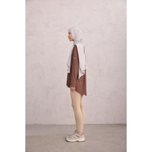 Parmak Detaylı Tunik Kahve