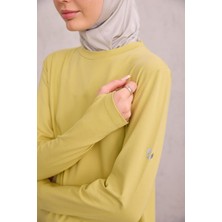Parmak Detaylı Tunik Lime