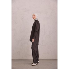 Kol Detaylı Tunik Siyah