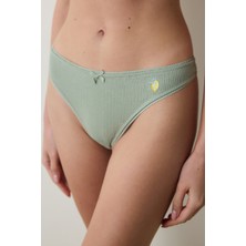 Pointelle Pamuklu Tanga Külot