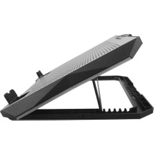 Alfalink S601 Yükseklik Ayarlı Rgb Işıklı Notebook Soğutucu Stand 17''inç Uyumlu