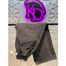 Erkek Çocuk Denim Kot Jean Pantolon Siyah