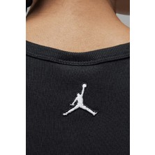 Nike Jordan Kadın Siyah Crop Atlet