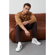 Uzun Kollu Oversize Ince Triko Erkek Kazak