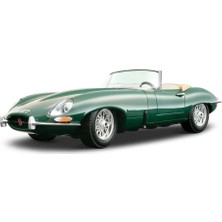 Bburago 1:18 Jaguar E Type Cabriolet 1961 Yeşil Model Araba
