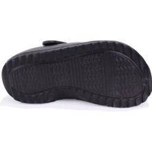 Dagoster DJA75-205 Siyah Taşlı Ortopedik Günlük Kız Çocuk Cross Spor Terlik