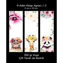 9'lu Kitap Ayracı Seti - Hayvanlar