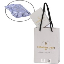 Hom Silver Jewelry 925  Ayar Gümüş Kişiye Özel Renkli Fotoğraflı Papatya Tasarımlı Kadın Kolye