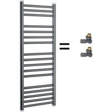 Decopan 60X80 Antrasit Havlupan Radyatör+ Vana