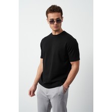 Modal Kumaş Regular Fit Sıfır Yaka T-Shirt