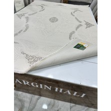 Akrilik Beyaz Bej Halı Ömürlük Kalite Argın Halı