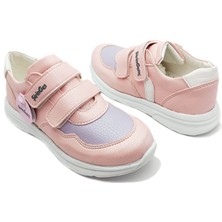 Şirin Bebe Şirin Genç  Pembe Mor  Ortopedik Cırtlı Kız Çocuk Ayakkabı