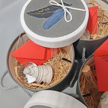 Big Trend Store Aşk Dolu Romantik ve Büyülü Hediye Kutusu - Anneler Günü - Sevgiliye Özel Hediye Paketi - Özel Hediye Kutusunda Melekli Kar Küresi - Dilek Şişesi - Kağıt Ipli Alt Taban Üzerinde