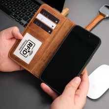 Toronata Casper Apple iPhone 16 Pro Max Deri Kılıf Mıknatıslı Ayrılabilir Cüzdan-Antik Taba