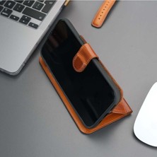 Toronata Casper Apple iPhone 16 Pro Max Deri Kılıf Mıknatıslı Ayrılabilir Cüzdan-Taba