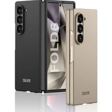 Galaxy Z Fold 6 Kılıf Zore Sert Kıpta Kapak-Titanyum-Gri