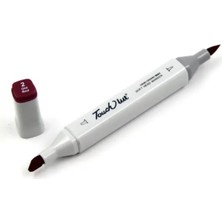 Depposite Touchliit Çift Taraflı Marker Kalem Old Red R2