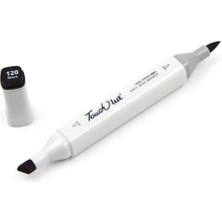 Depposite Touchliit Çift Taraflı Marker Kalem Black 120