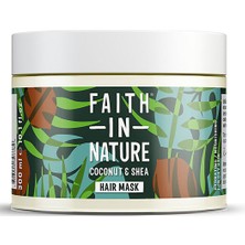 Faith In Nature Hindistan Cevizi- Shea Yağı Nemlendirici & Besleyici Saç Bakım Maskesi 300 ml