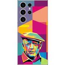 Dali Design Samsung Galaxy S23 Ultra Uyumlu Şeffaf Kılıf Pablo Picasso Tasarımlı