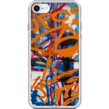 Dali Design iPhone 7 Uyumlu Şeffaf Kılıf Grafiti 2 Tasarımlı