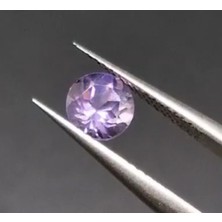 Aries 0.73 ct 6 mm Round Natural Amethyst