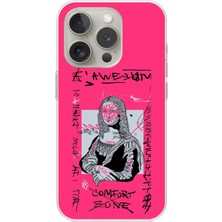 Dali Design iPhone 16 Pro Uyumlu Şeffaf Kılıf Grafiti 1 Tasarımlı