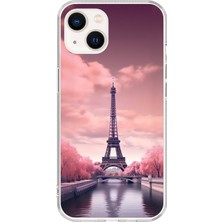 Dali Design iPhone 14 Uyumlu Şeffaf Kılıf Paris 3 Tasarımlı