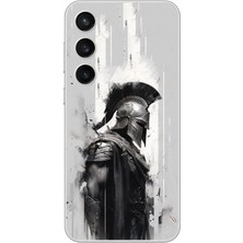 Dali Design Samsung Galaxy S23+ Uyumlu Şeffaf Kılıf Spartan 2 Tasarımlı