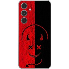 Dali Design Samsung Galaxy S24 Uyumlu Şeffaf Kılıf Devil 2 Tasarımlı