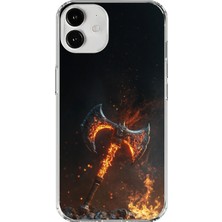 Dali Design iPhone 12 Uyumlu Şeffaf Kılıf Balta Tasarımlı
