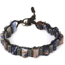 M Miel Erkek Sodalit Doğal Taş Bileklik