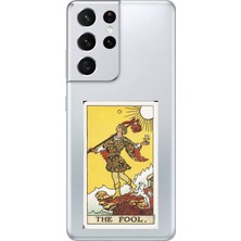 Dali Design Samsung Galaxy S21 Ultra Uyumlu Şeffaf Kılıf Tarot The Fool Tasarımlı