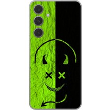 Dali Design Samsung Galaxy S24+ Uyumlu Şeffaf Kılıf Devil 1 Tasarımlı
