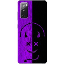Dali Design Samsung Galaxy S20 Fe Uyumlu Şeffaf Kılıf Devil 3 Tasarımlı