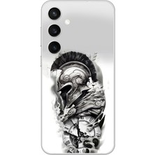 Dali Design Samsung Galaxy S23+ Uyumlu Şeffaf Kılıf Spartan 3 Tasarımlı