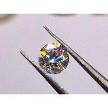 Aries Gıa Sertifikalı 0.50 ct E-Vs2 / Ex-Ex-Ex Natural Round Diamond
