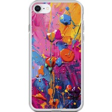 Dali Design iPhone 8 Uyumlu Şeffaf Kılıf Grafiti 3 Tasarımlı